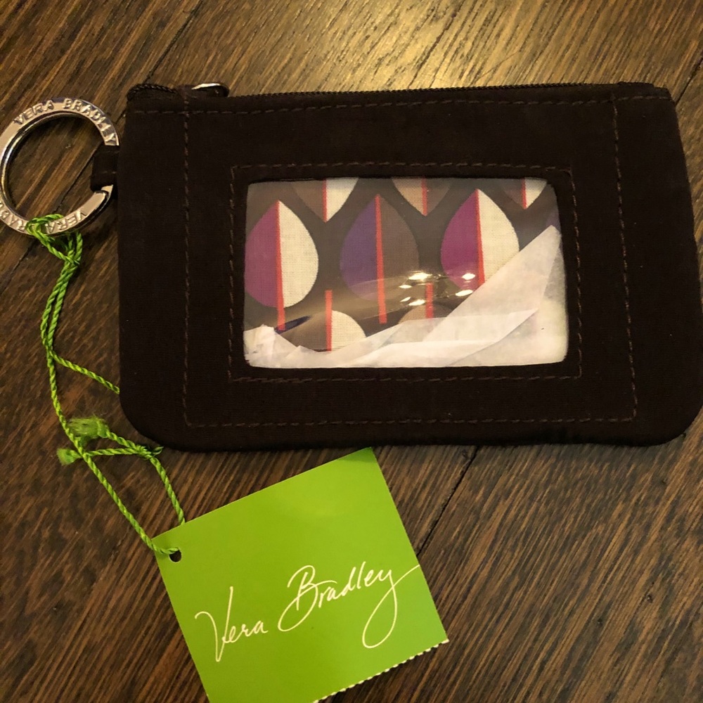 BRAND NEW Vera Bradley Zipper ID case